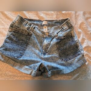 Time and Tru Light Blue Denim Jean Shorts